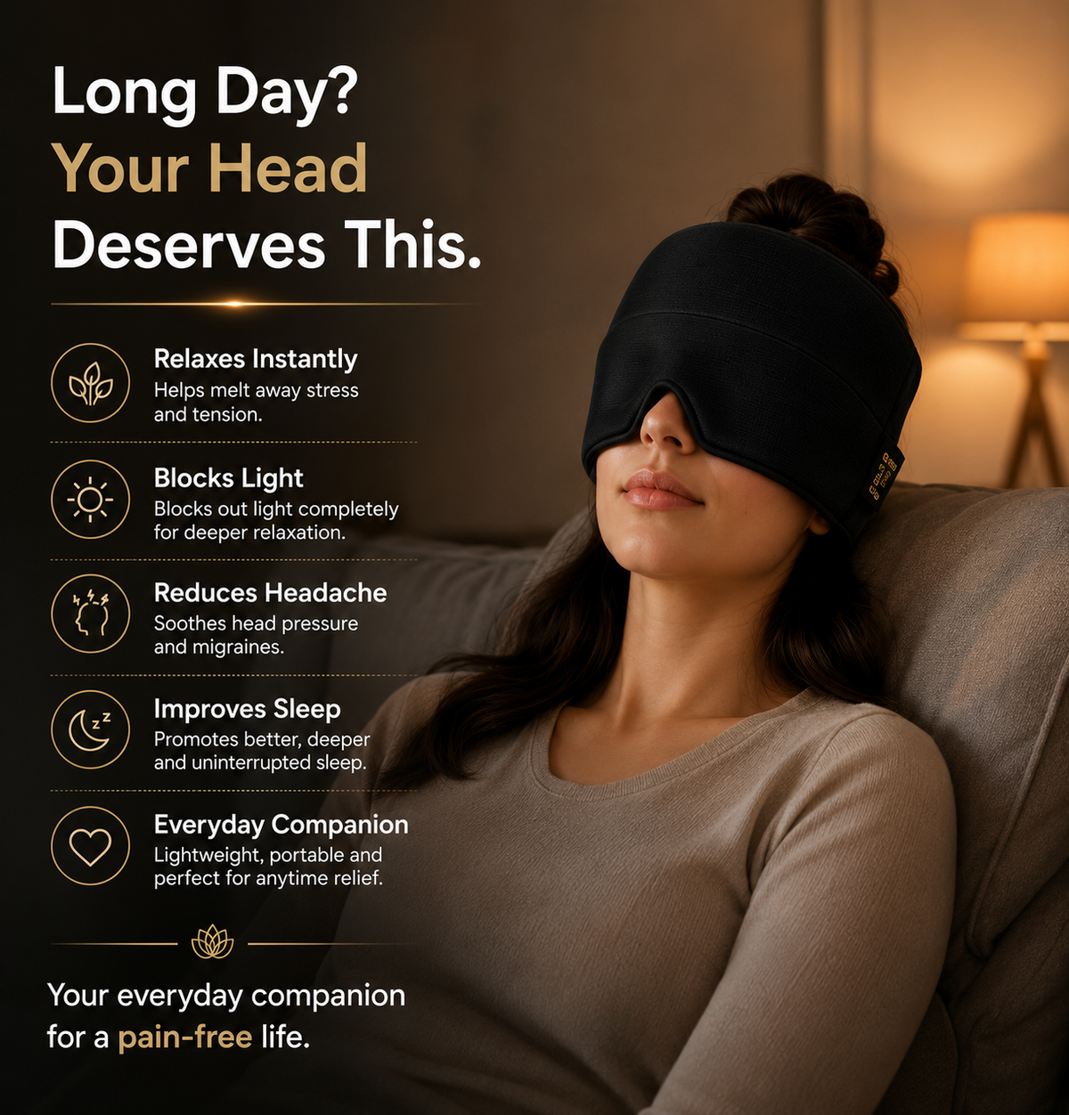Migraine Relief Cap for Migraines